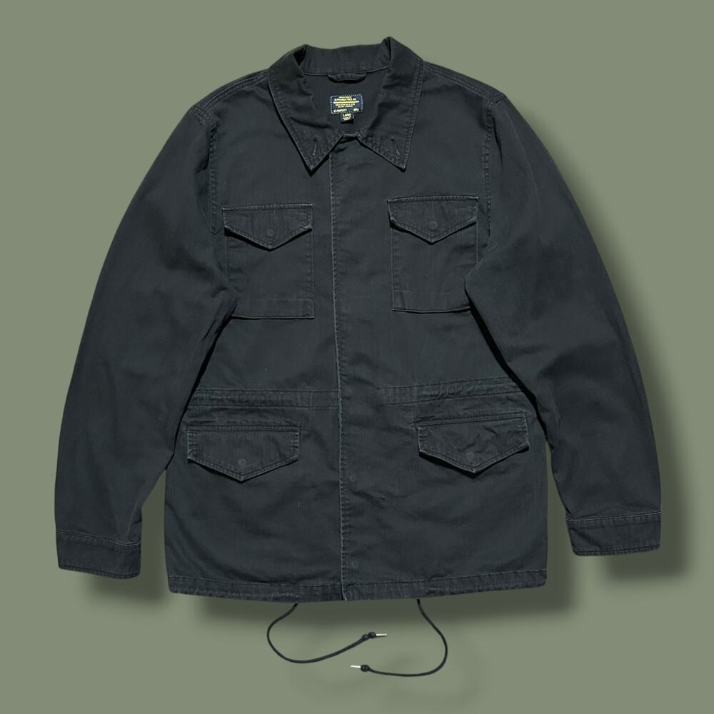 Alpha Industries Field Jacket M65 Lightweight Black Mens Large